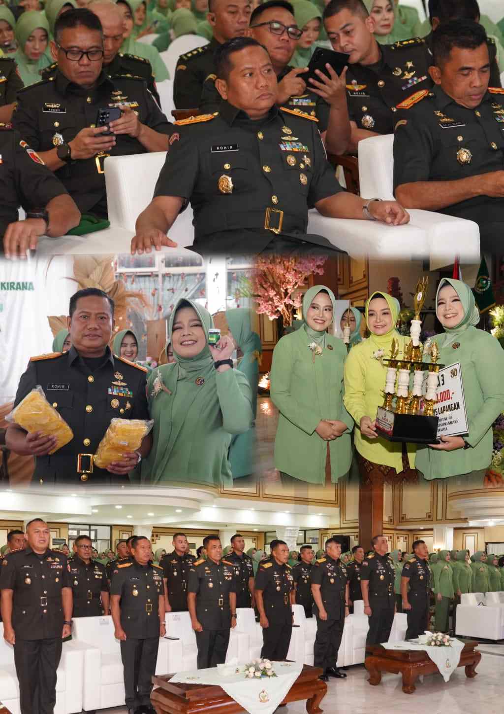 HUT Ke-80 Persit Danrem 084/BJ Harap Organisasi Makin kompak dan Solid