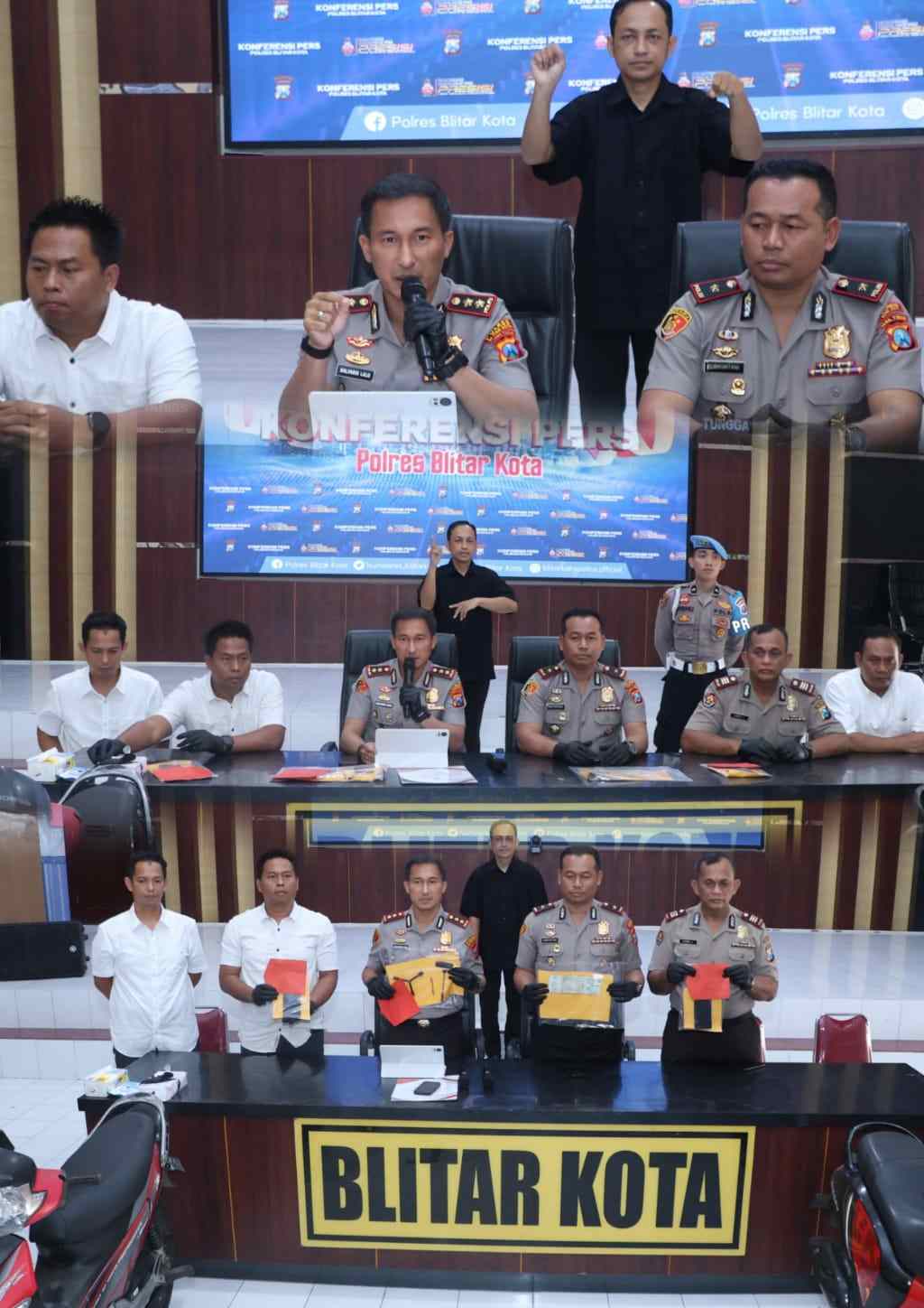 Polres Blitar Kota Ungkap Jaringan Curanmor Lintas Daerah, Amankan Dua Tersangka