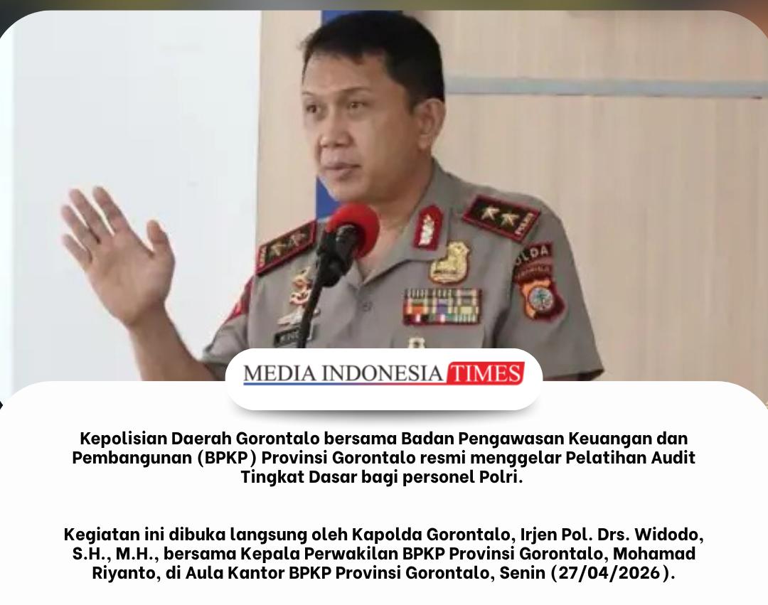 Kapolda Gorontalo dan BPKP Resmi Buka Pelatihan Audit Dasar untuk Personel Polri