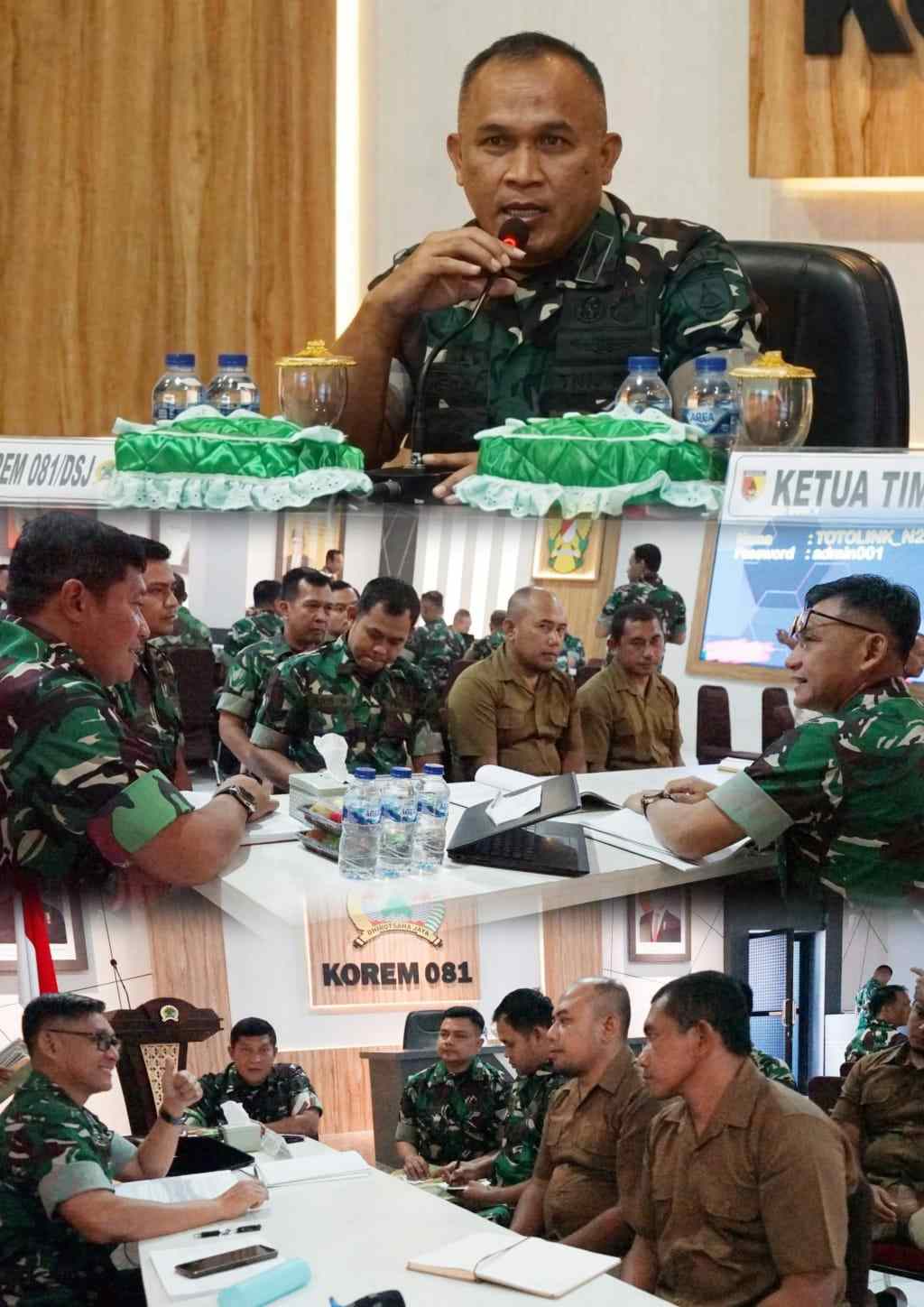 Terima Tim Audit Kinerja, Danrem Untoro Dorong Transparansi