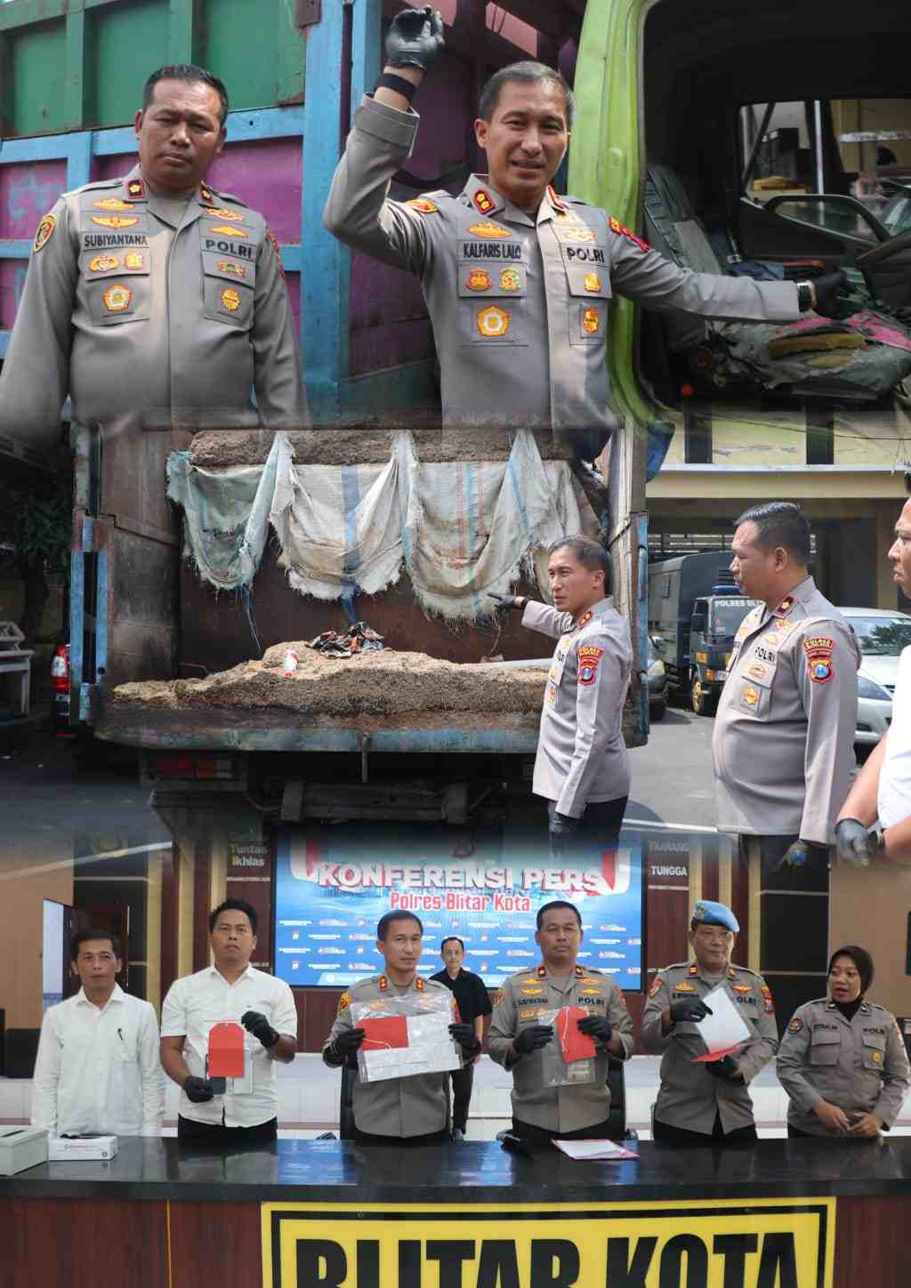 Polres Blitar Kota Amankan Tersangka Penyalahgunaan BBM Bersubsidi