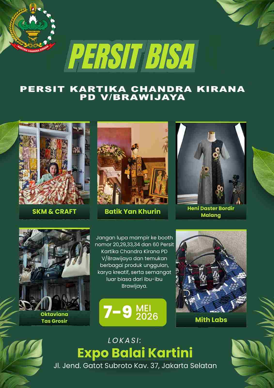 Persit KCK PD V/Brawijaya Pastikan Lima UMKM Siap Tampil Nasional pada Ajang Persit Bisa Mei 2026