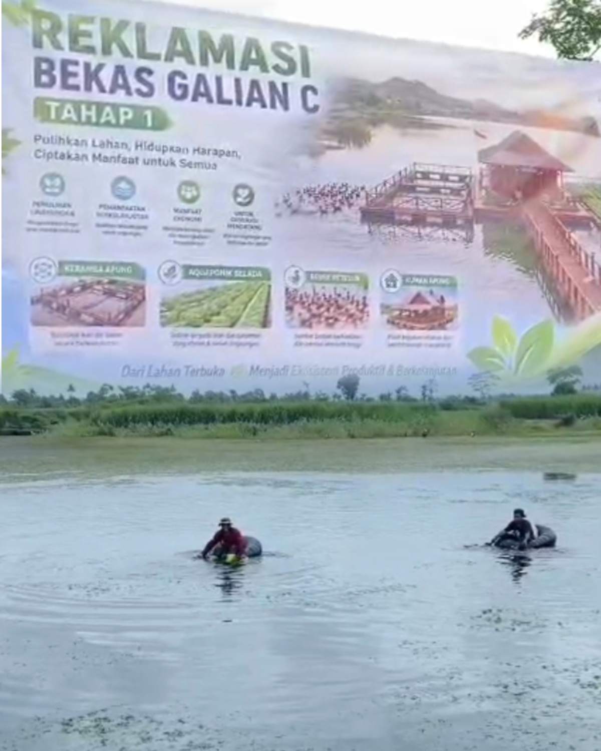 Bekas Tambang Disulap Jadi Lahan Produktif, Warga Badean Gandeng Mahasiswa